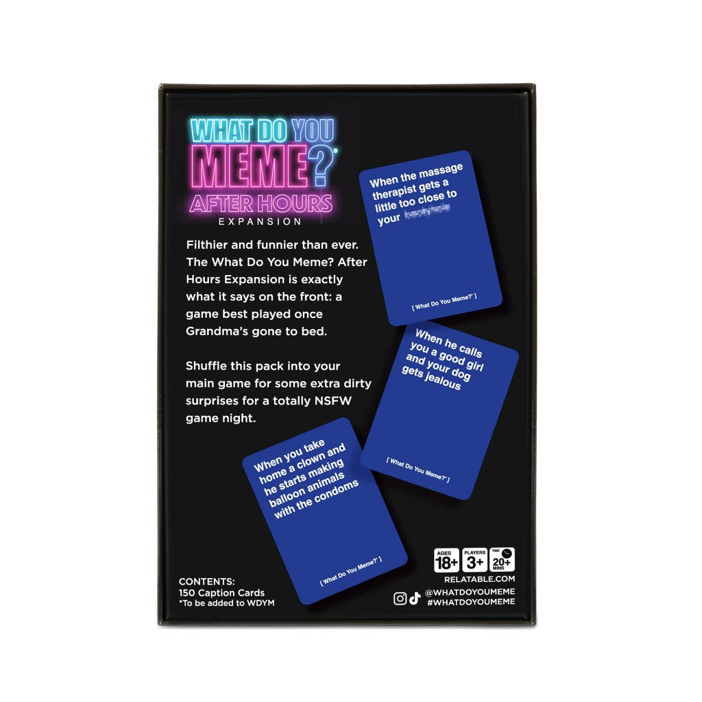 What Do You Meme? After Dark Expansion