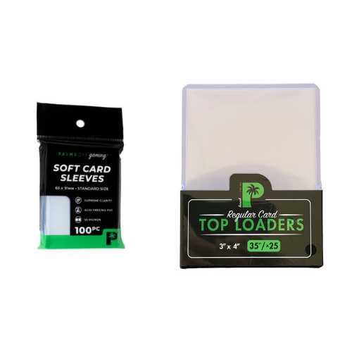 Game Card Protection Card Protection Starter Pack - TCG Sleeve & Top Loader Bundle – Casual ...