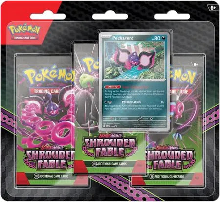 Pokemon TCG Scarlet & Violet Shrouded Fable 3 Pack Blister