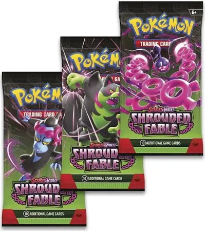 Pokemon TCG Scarlet & Violet Shrouded Fable 3 Pack Blister