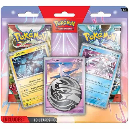 Pokemon TCG: Enhanced 2 Pack Blisters -Latios, Zekrom, Palkia