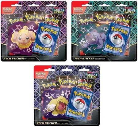 Paldean Fates Tech Sticker Blister (set of 3)