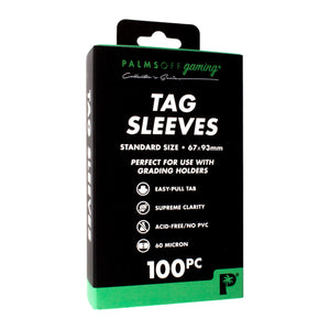100ct Tag Sleeves - Palms Off Gaming