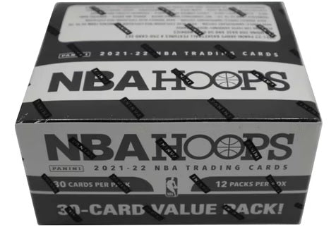 PANINI 2021-22 Hoops Basketball Fat Pack Box
