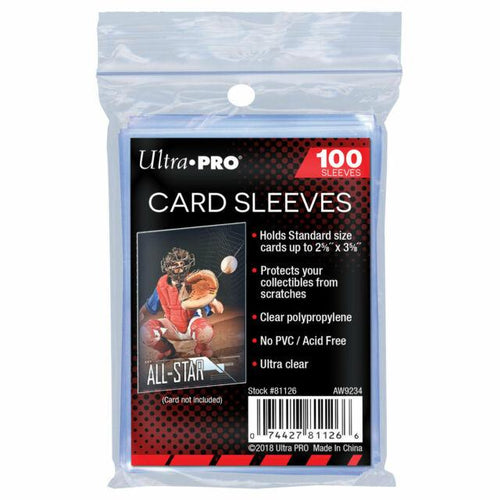 ULTRA PRO Soft Card Sleeves - Clear