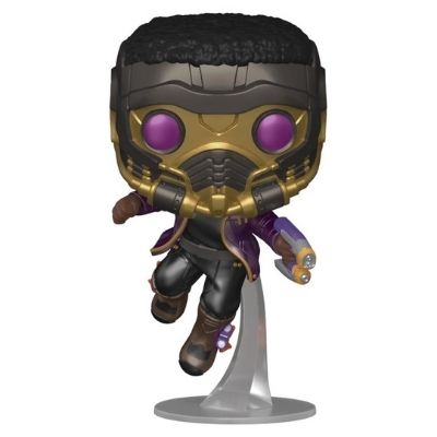 What If - T'Challa Star-Lord Metallic Pop! Vinyl